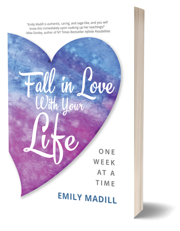 Fall in Love With Your Life One Week at a Time, Emily Madill, Self-Care Practice Book, Self-Love Book,